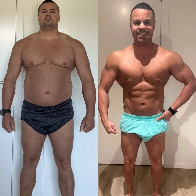 Joshua before and after