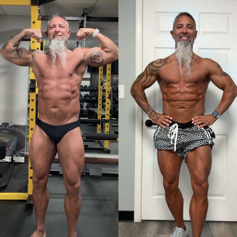 Client before and after