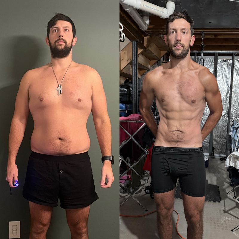 Client before and after